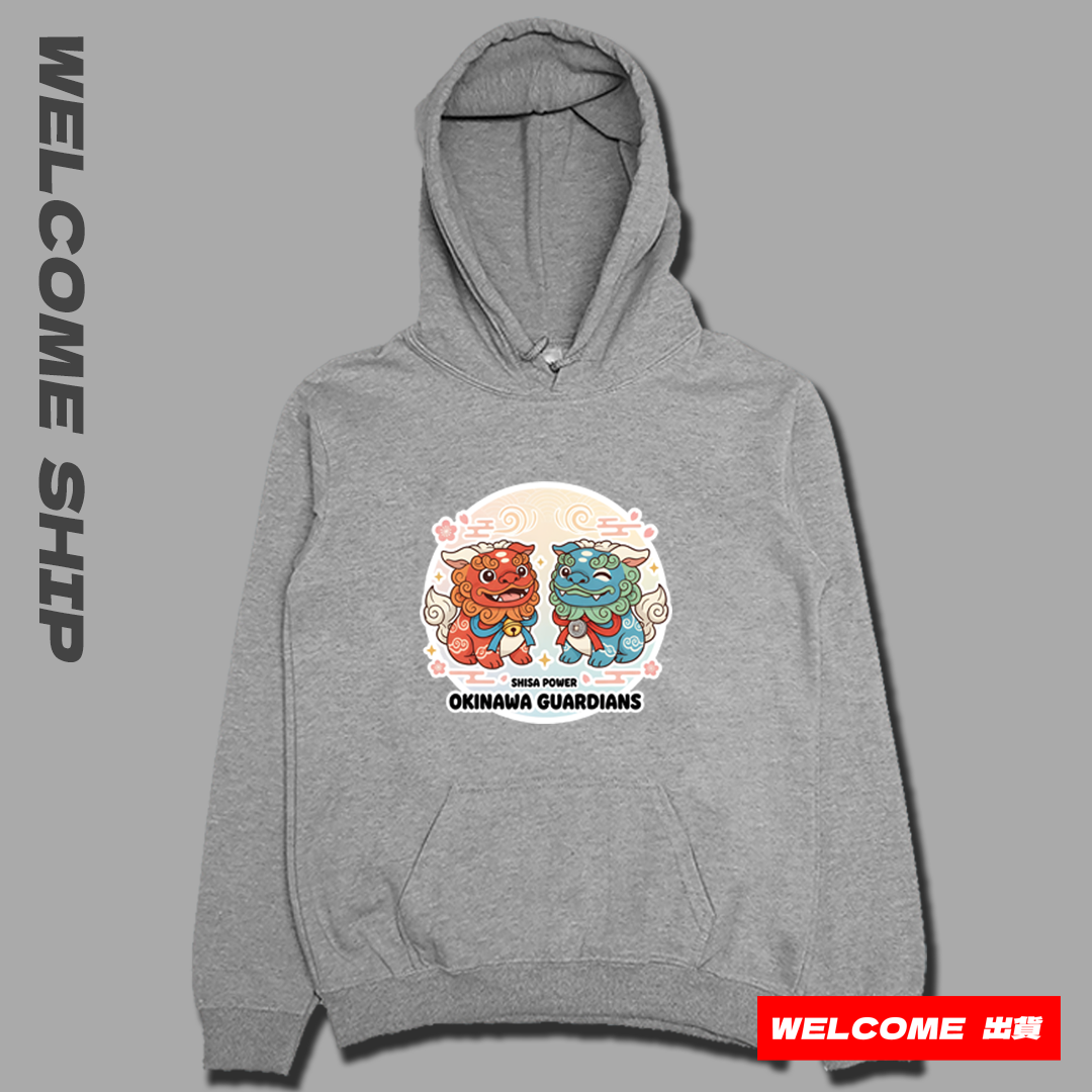 (連帽上衣)沖繩獅 Welcome出貨