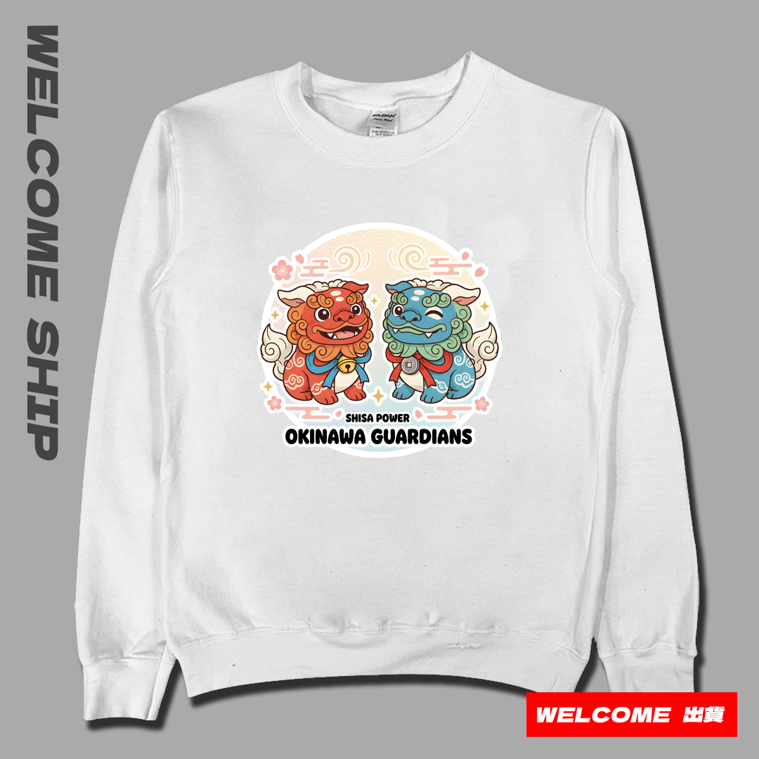 (大學T)沖繩獅 Welcome出貨