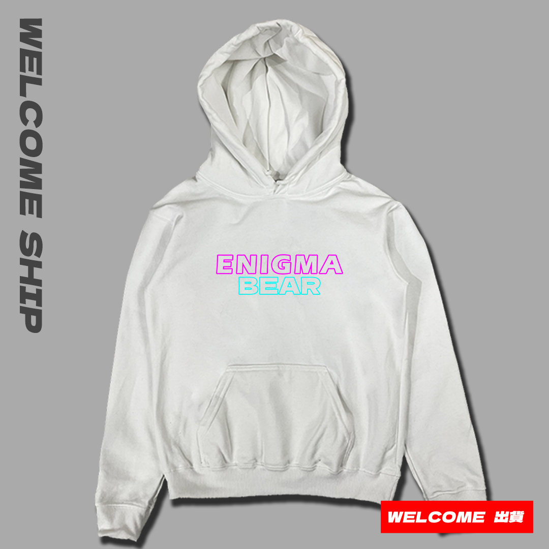 (連帽上衣)幽光熊 Welcome出貨