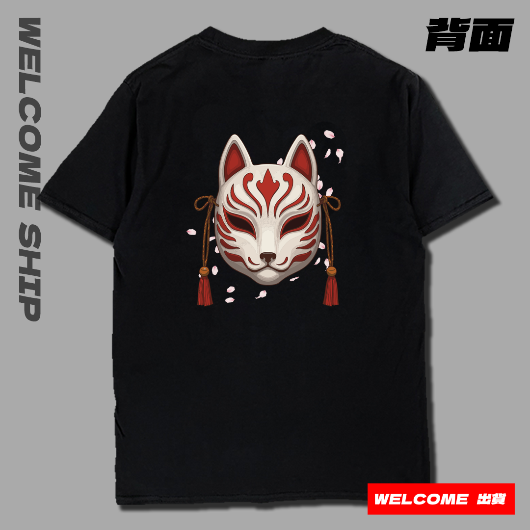 (短T)狐面 Welcome出貨