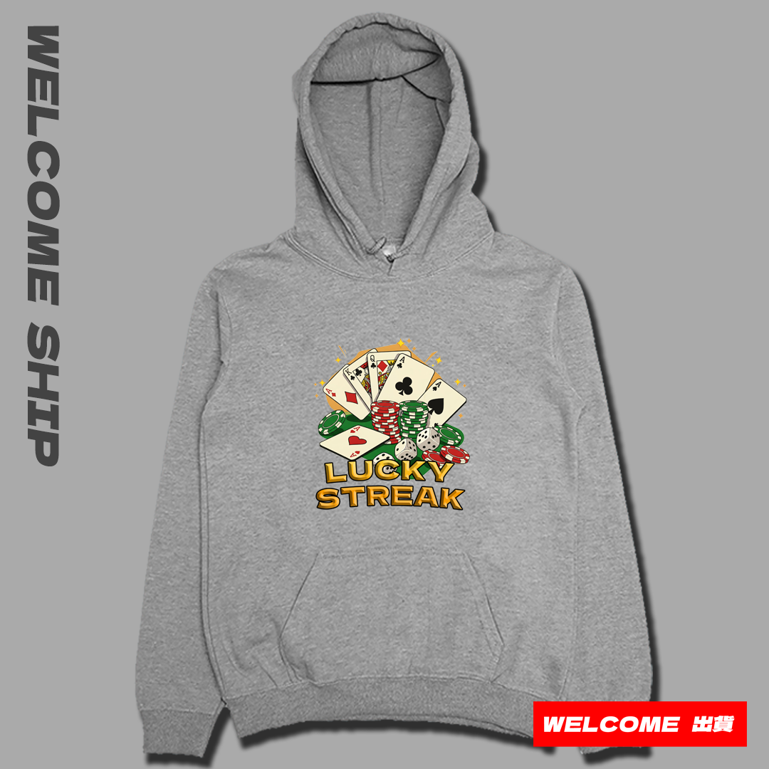 (連帽上衣)好運爆棚 Welcome出貨