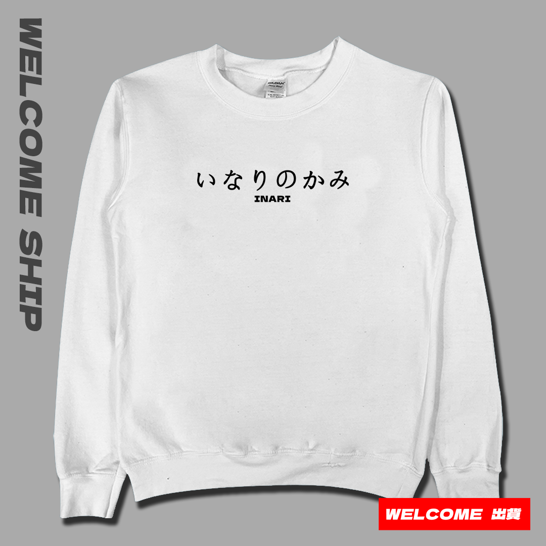 (大學T)狐面 Welcome出貨