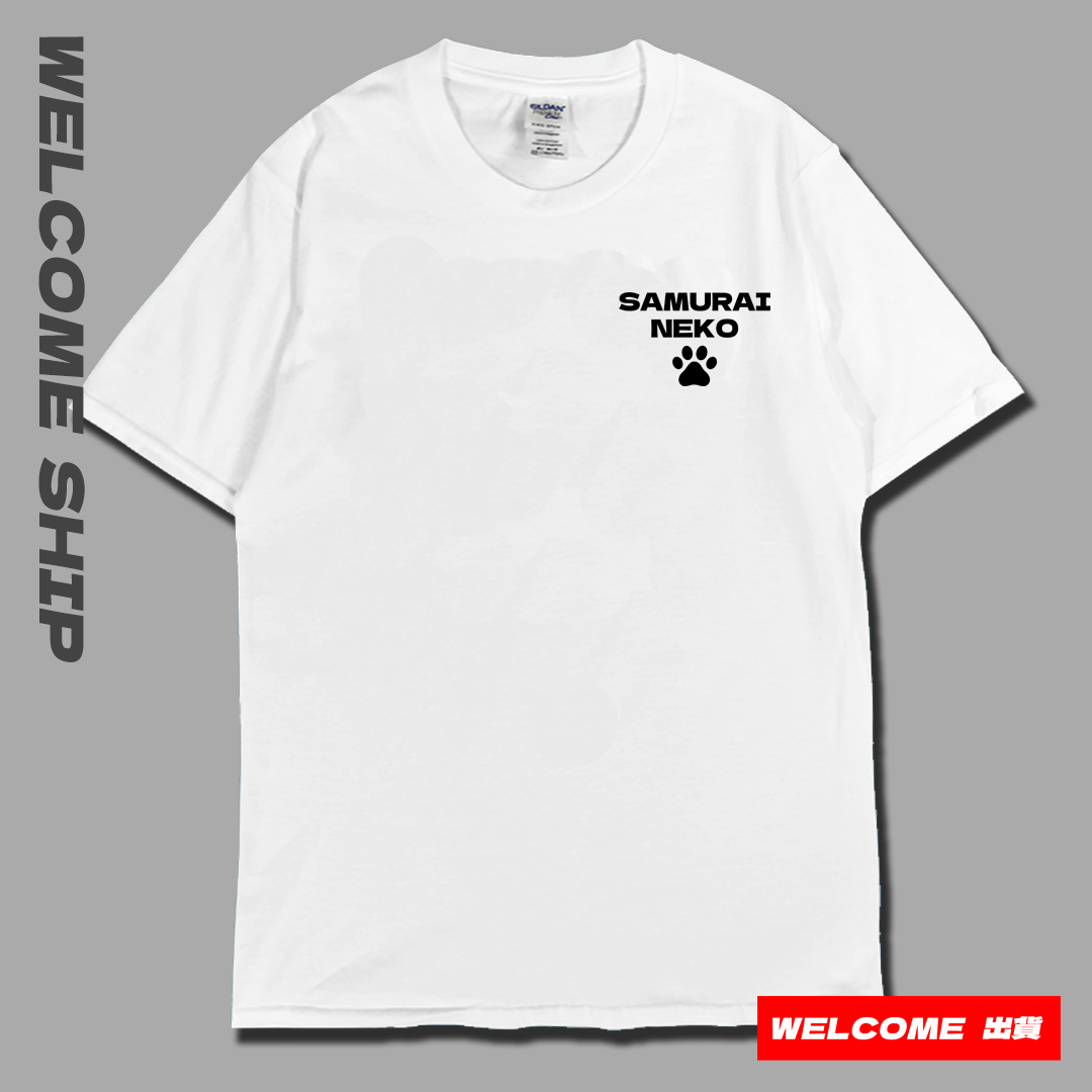 (短T)武士貓 Welcome出貨