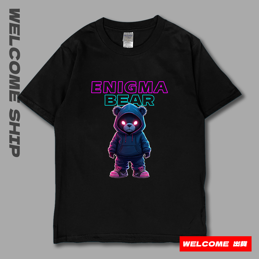 (短T)幽光熊 Welcome出貨