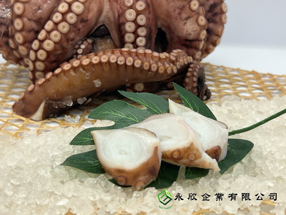 巴拉望野生熟章魚切片