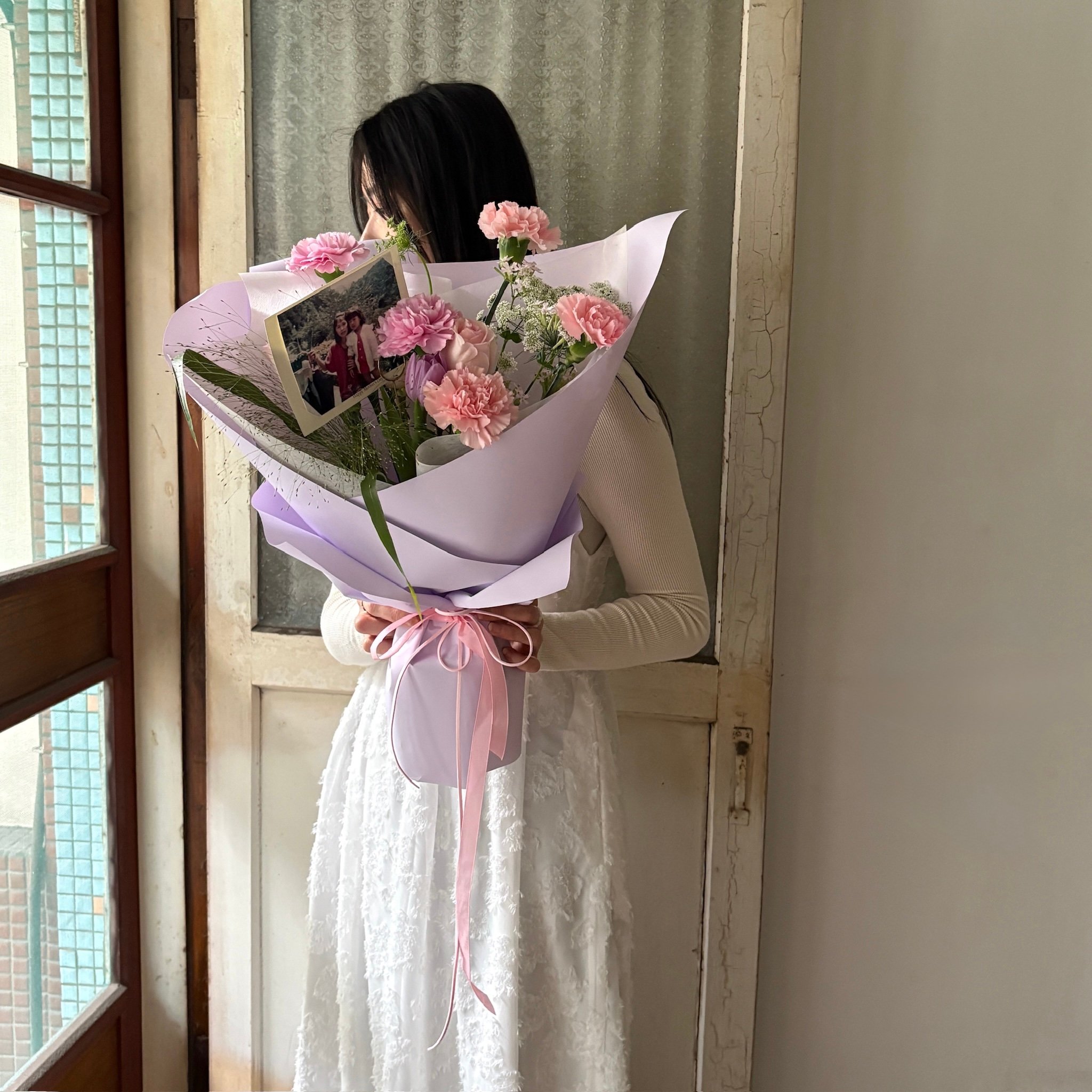 輕輕捧在手心 M Size - 粉紫