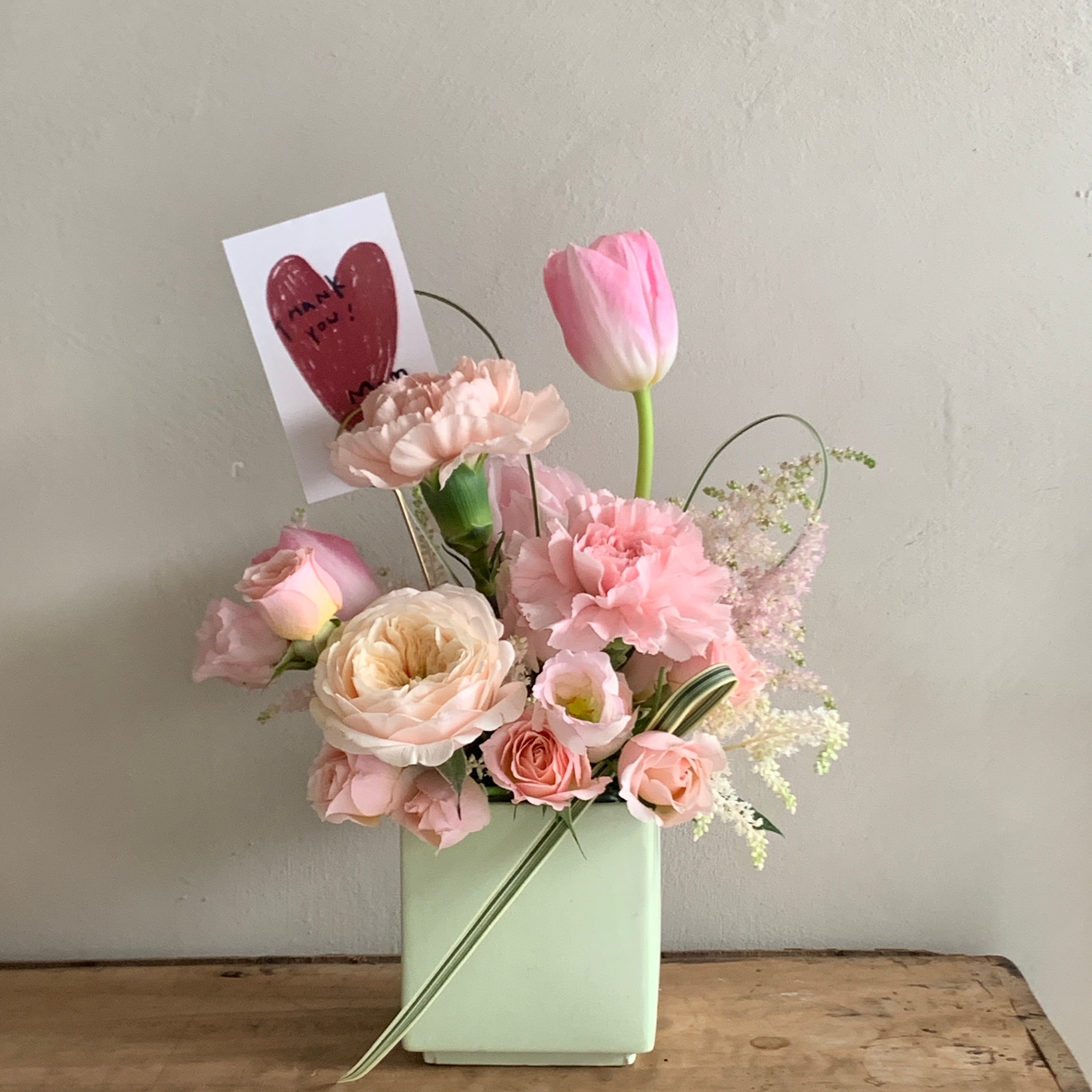 私心最愛 peachpink 混合鮮花桌花 - 4 色