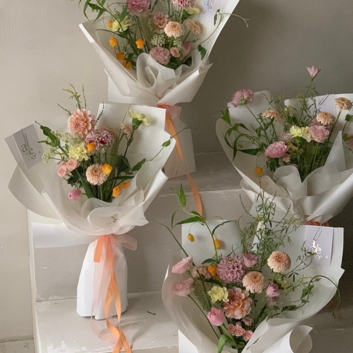 中階韓式花束包裝課程