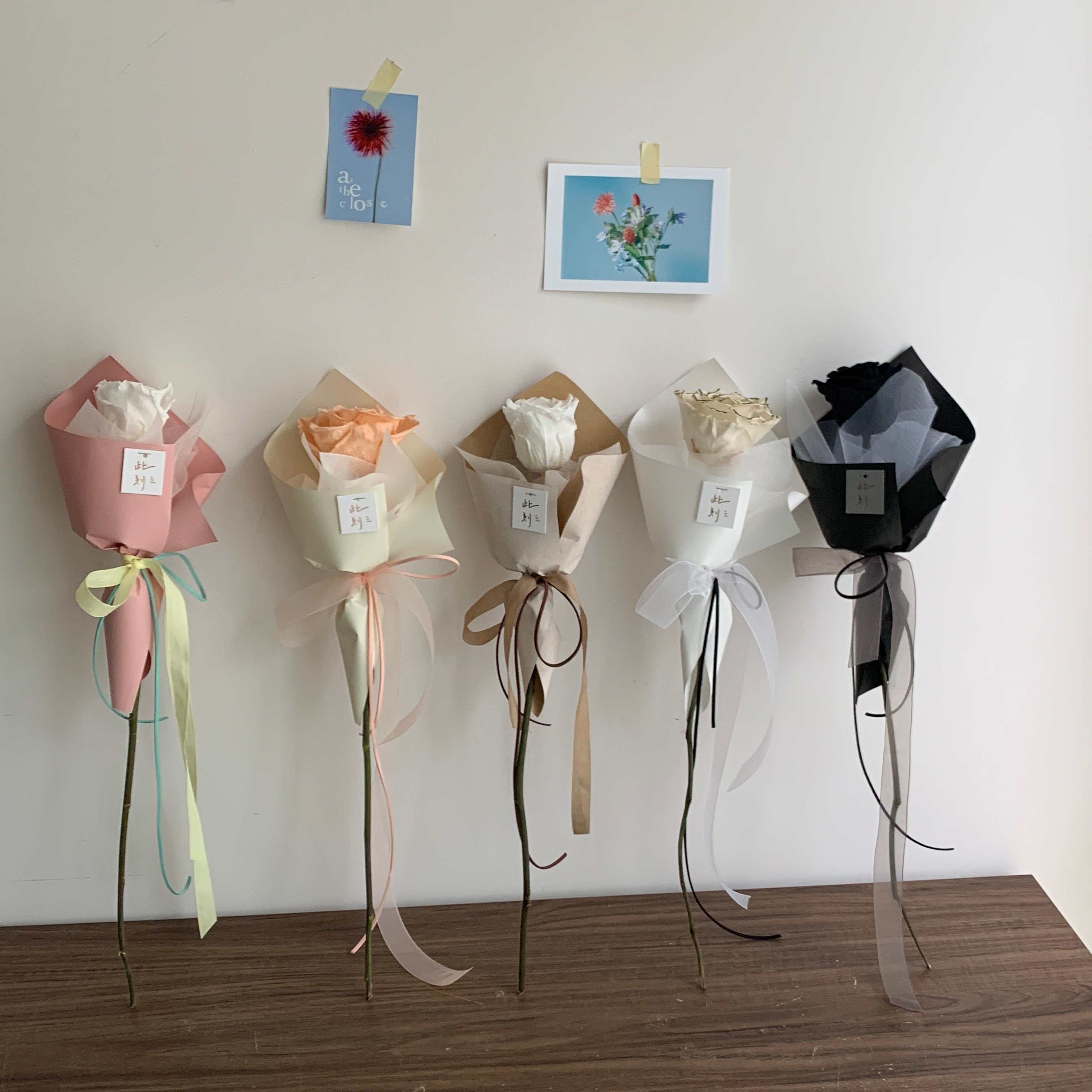 單支永生玫瑰花束