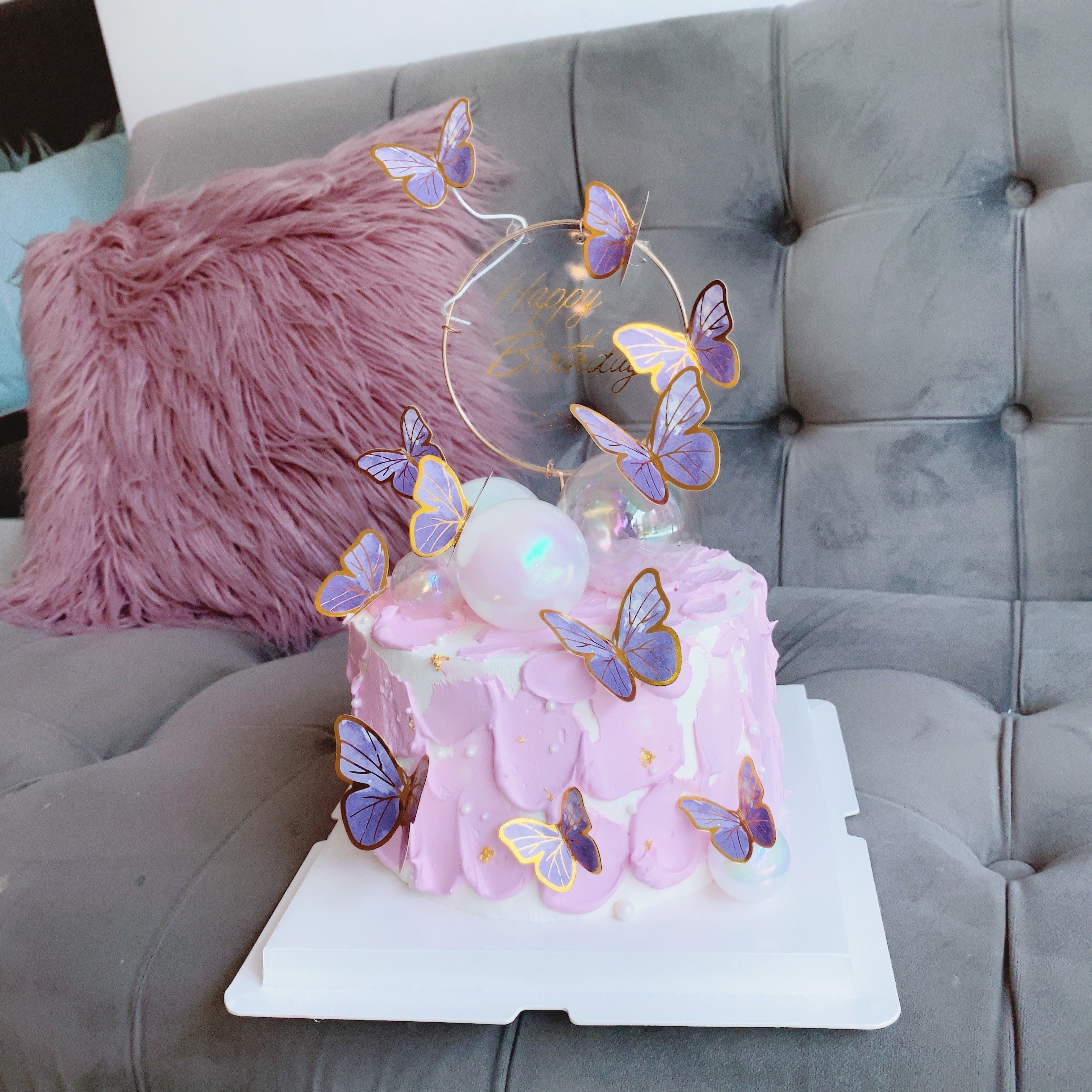 F018蝴蝶造型蛋糕