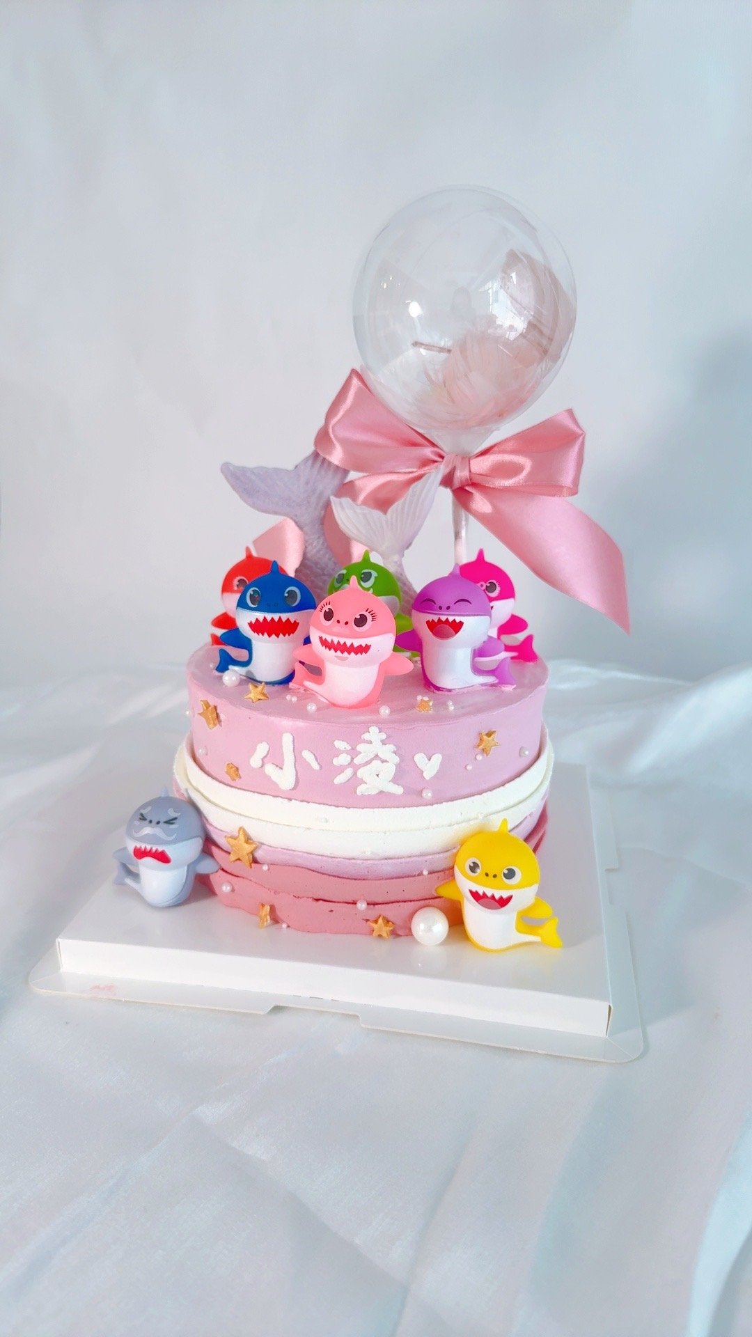 C048鯊魚寶寶公仔蛋糕