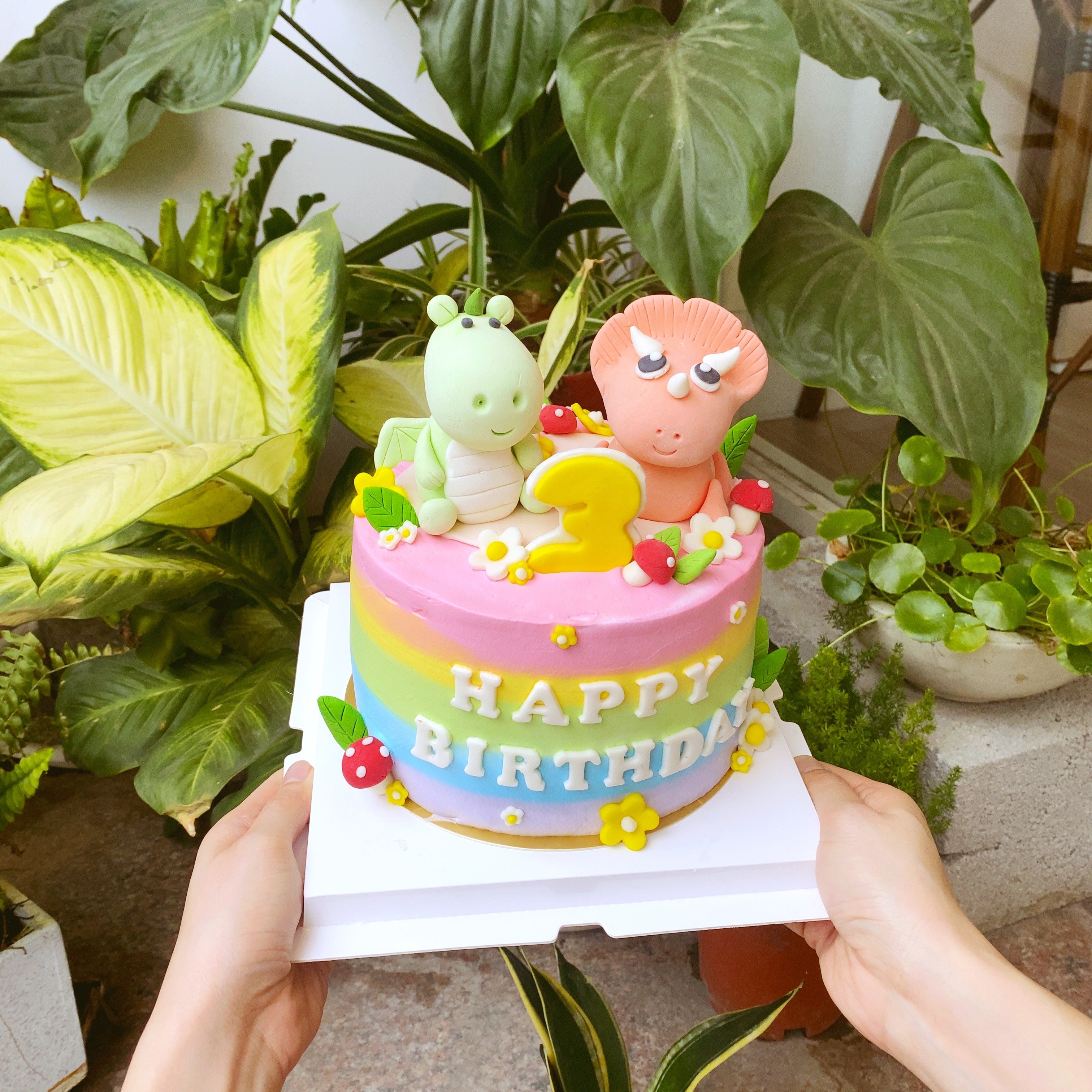 K007恐龍造型翻糖蛋糕