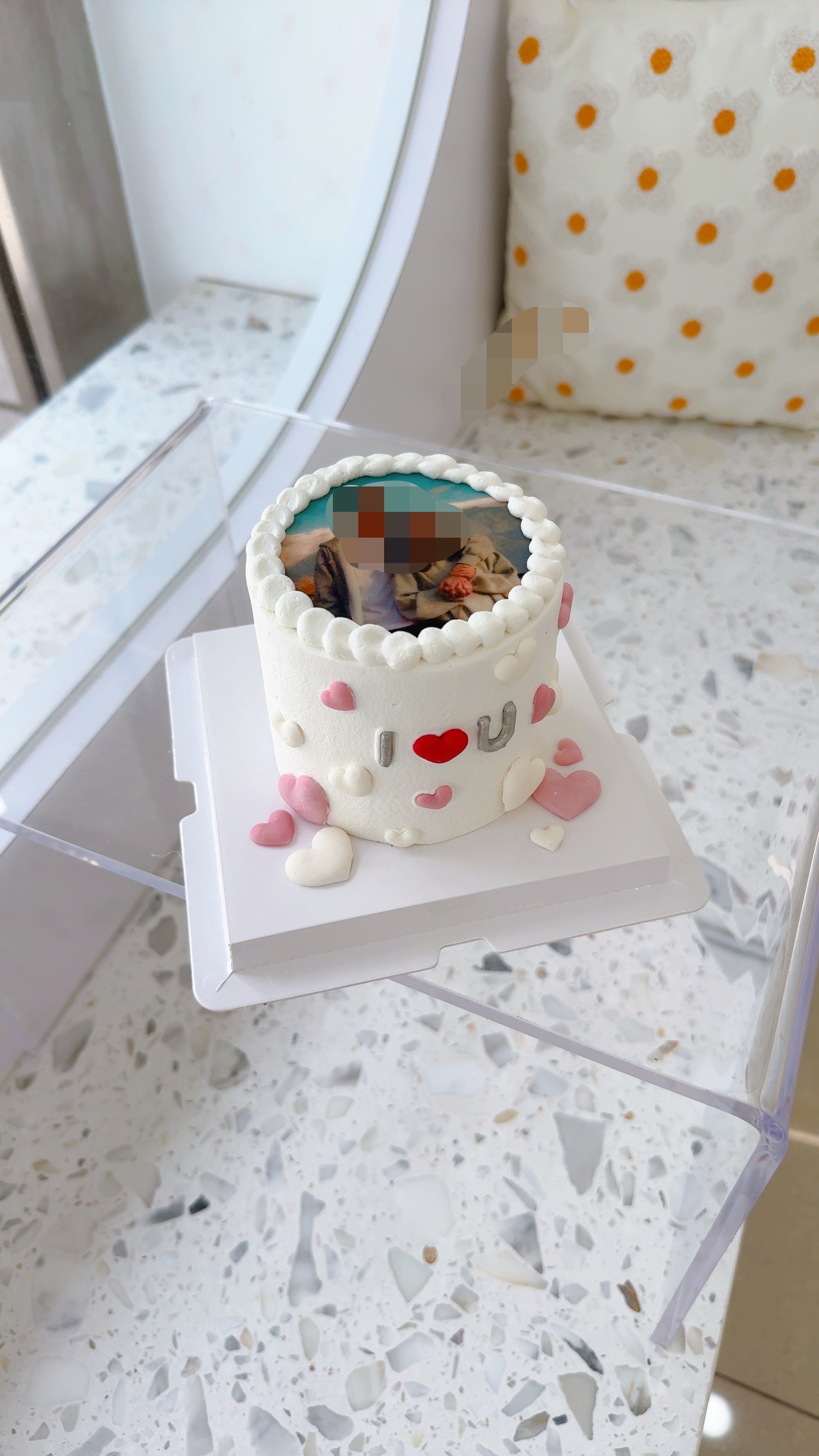 K073紀念日照片蛋糕