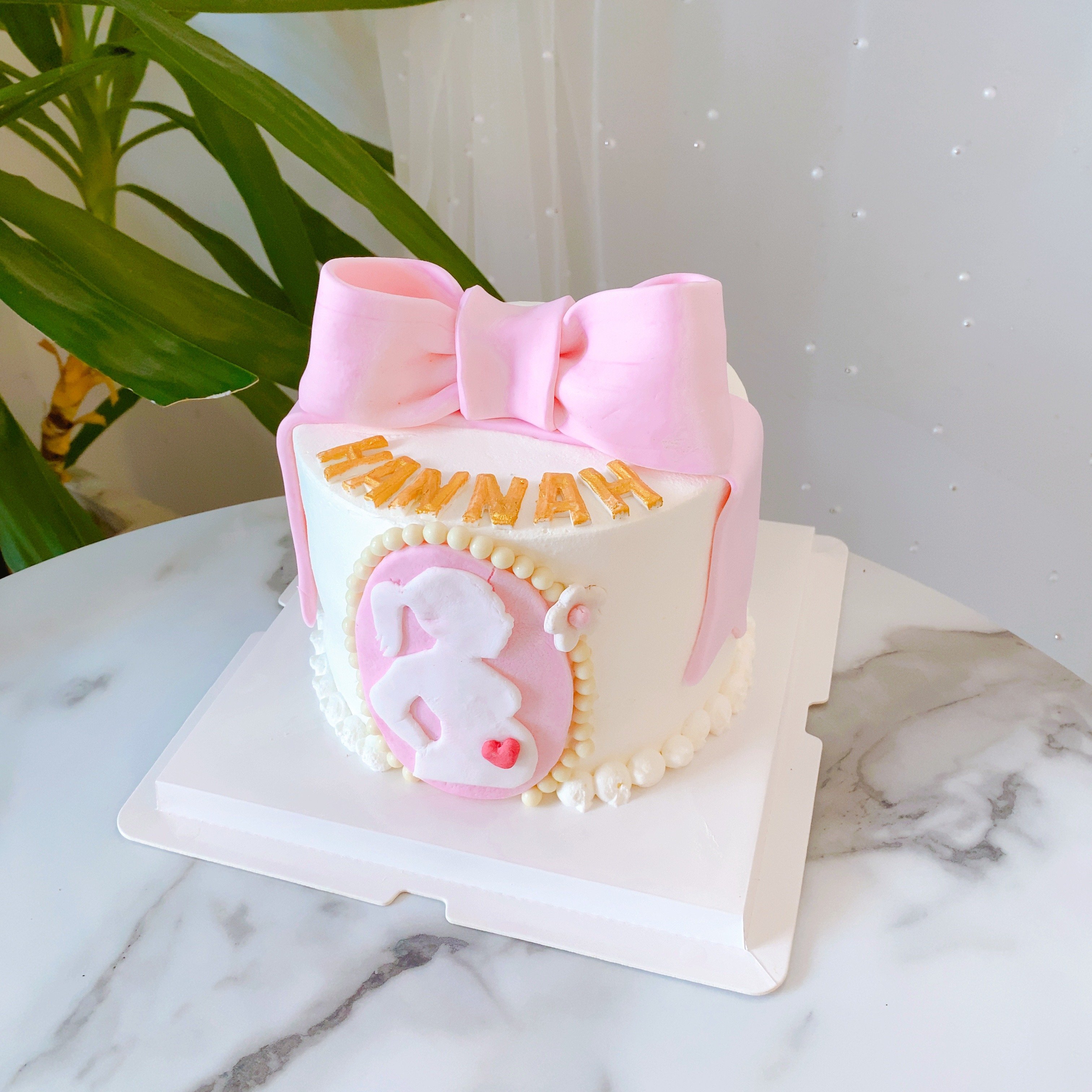 K035孕婦造型翻糖蛋糕