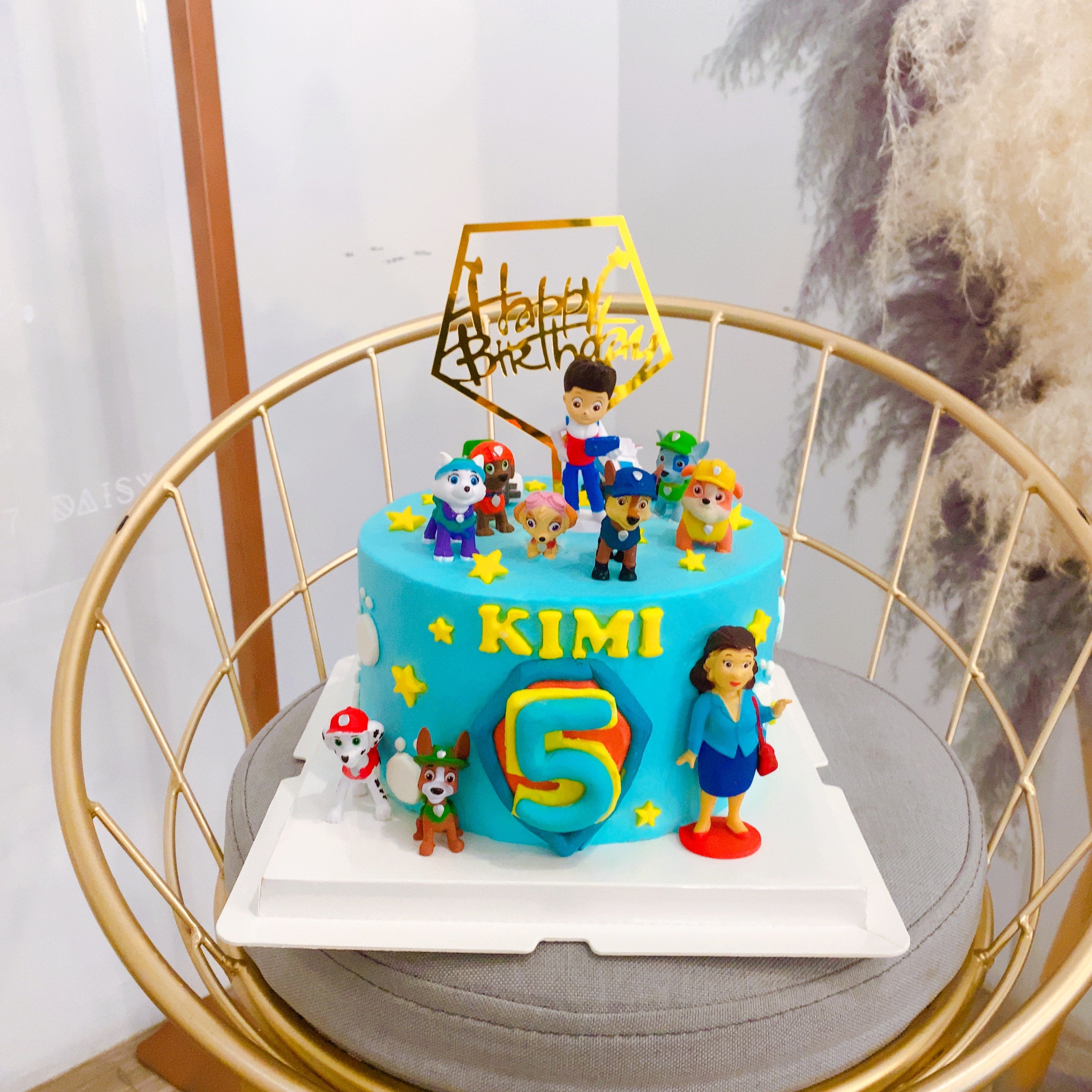 C038汪汪隊公仔蛋糕