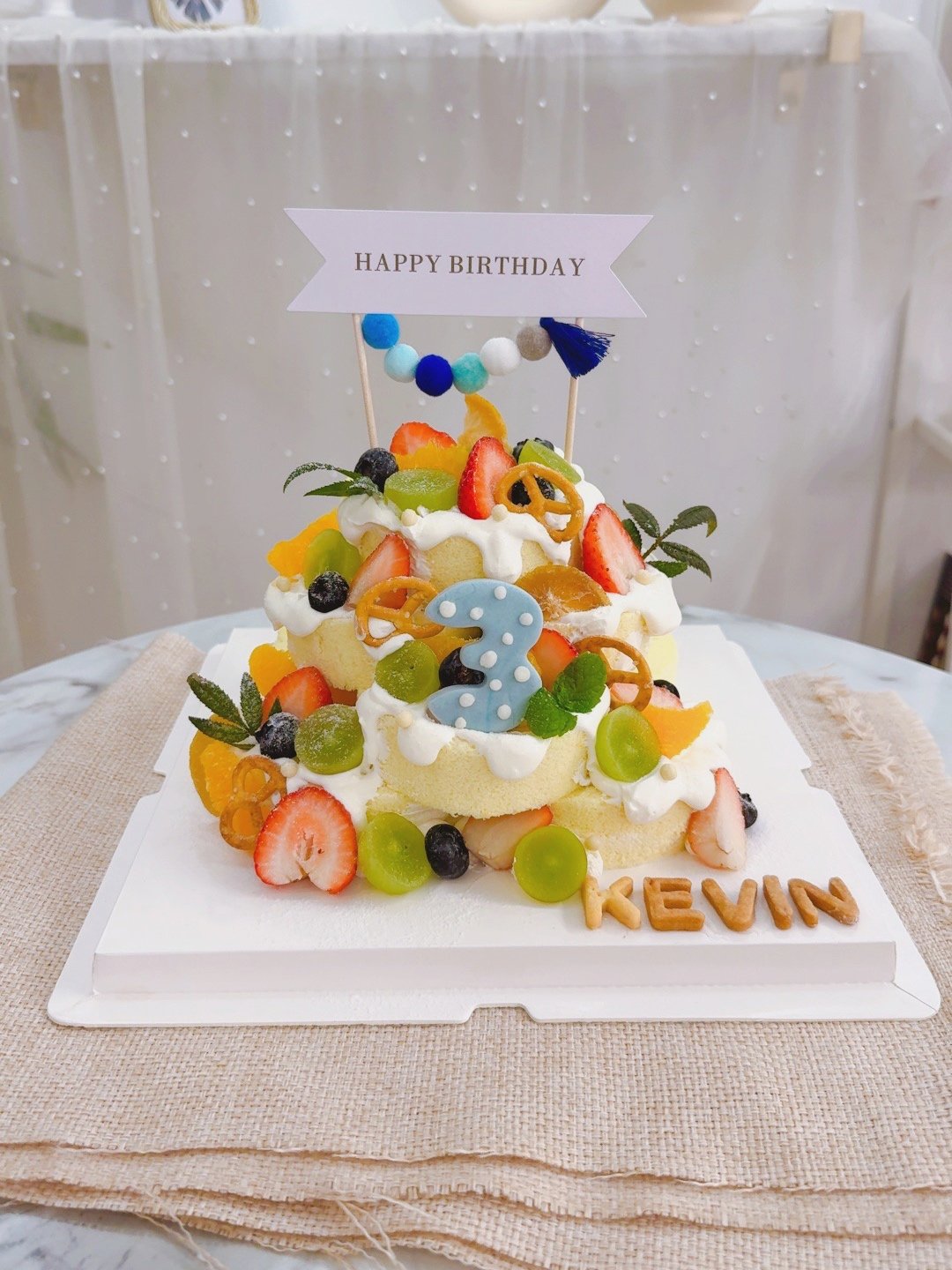 蛋糕疊疊卷（粉藍Boy款）