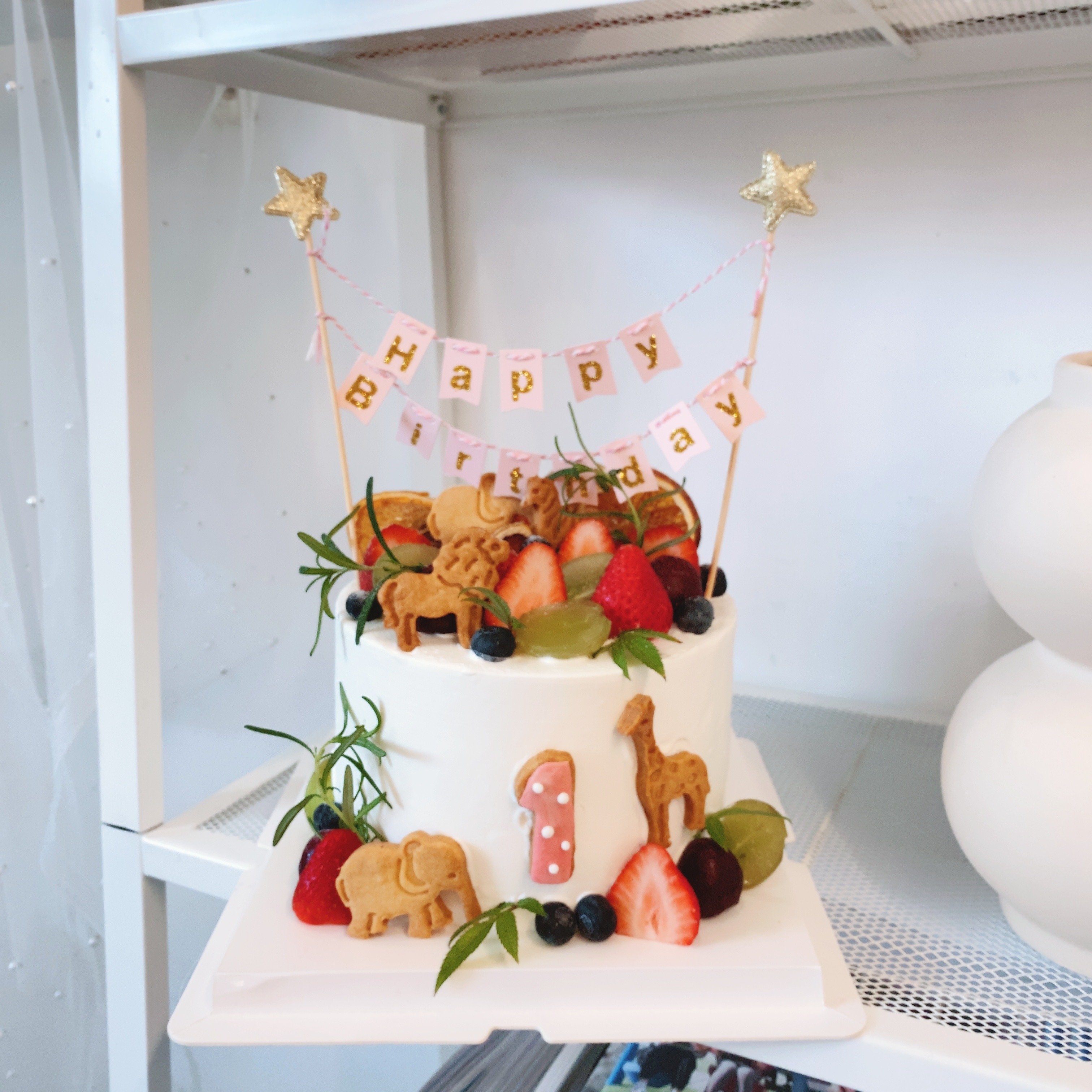 I002森林系動物餅乾蛋糕