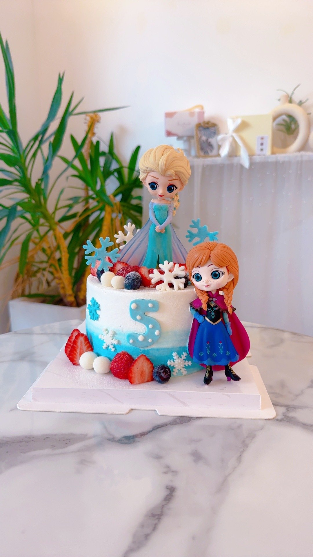 C031冰雪奇緣公仔蛋糕