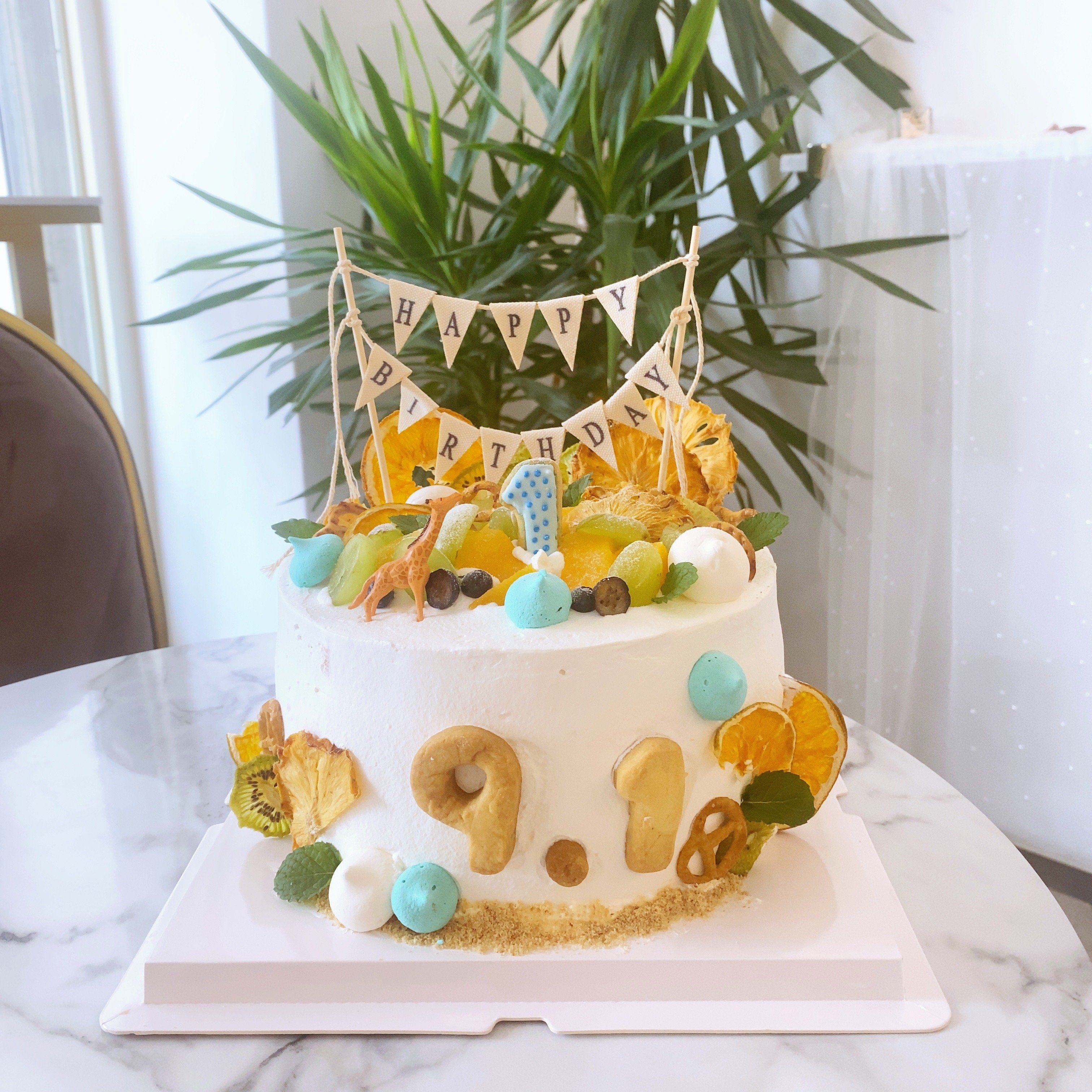 I004森林果乾周歲蛋糕