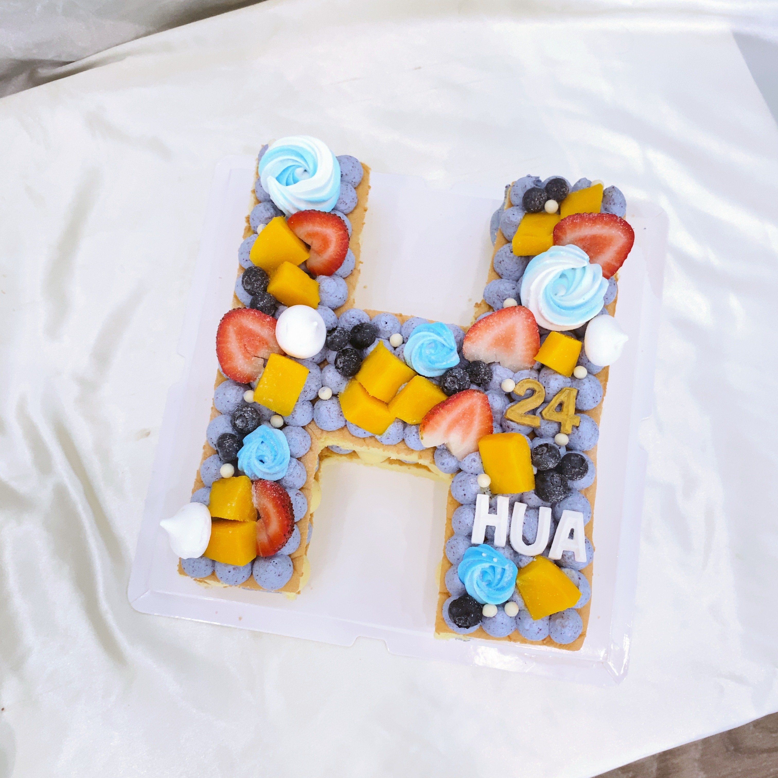 字母Ｈ（草莓芒果/藍紫）