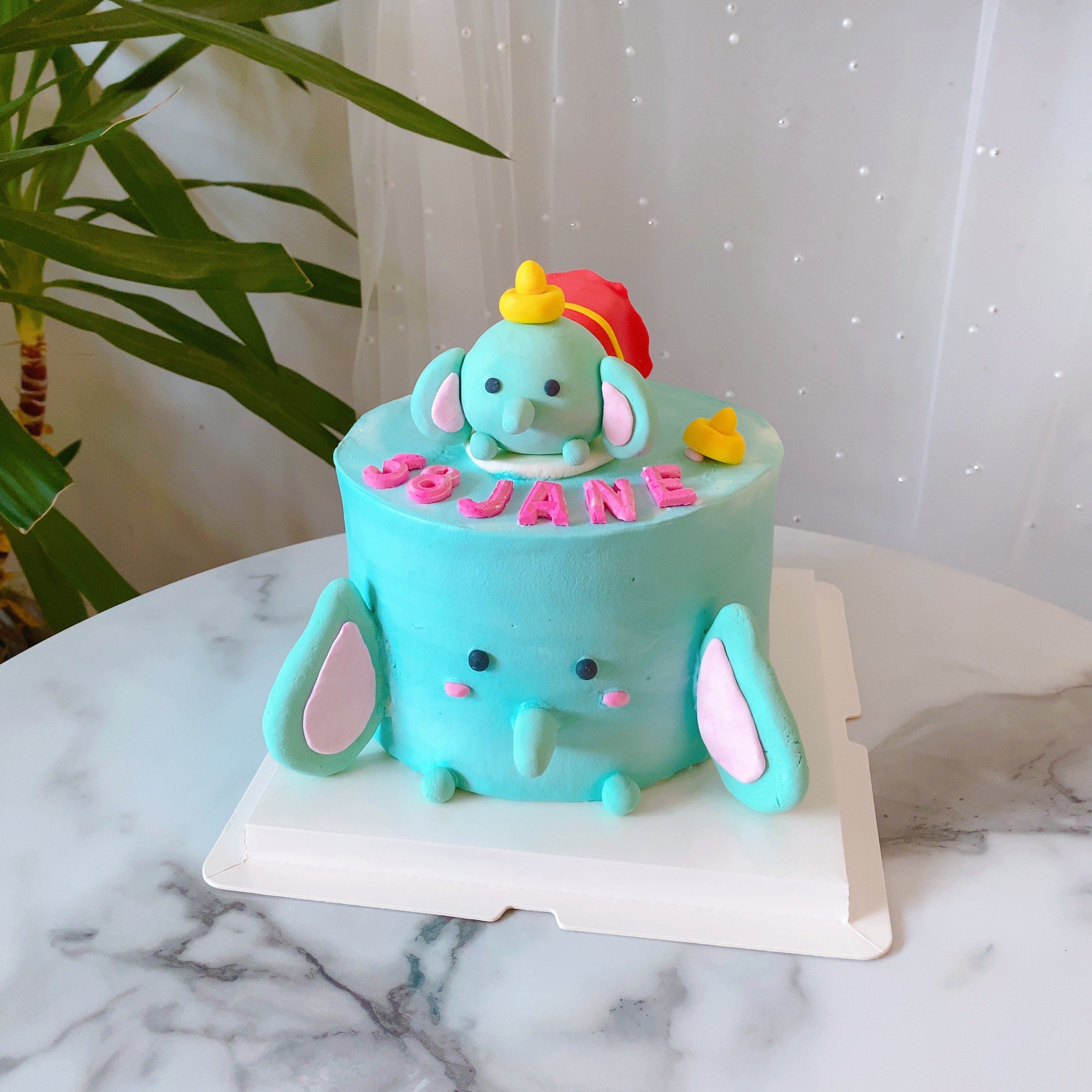 K032小飛象翻糖蛋糕