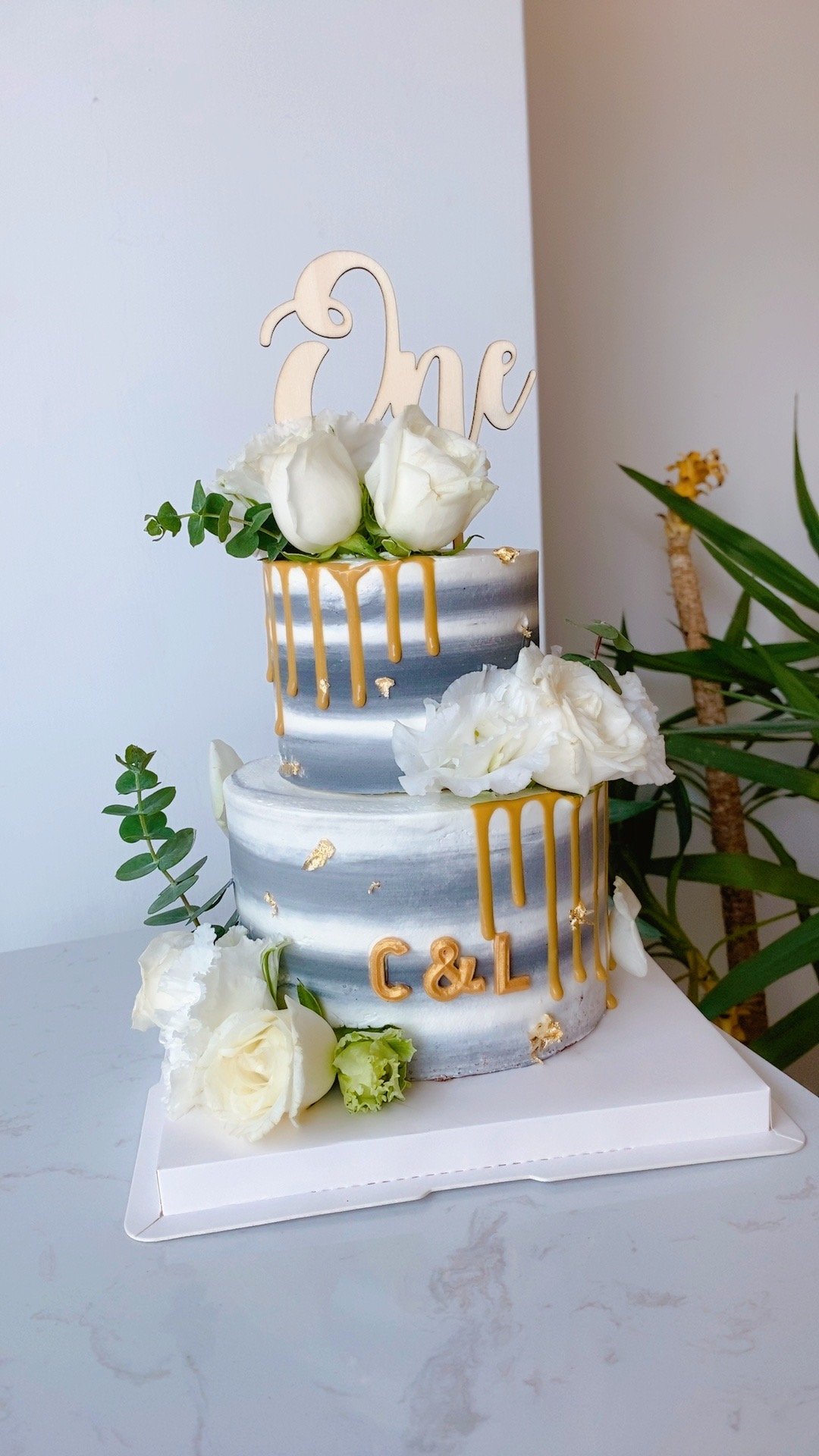 B001灰白渲染雙層