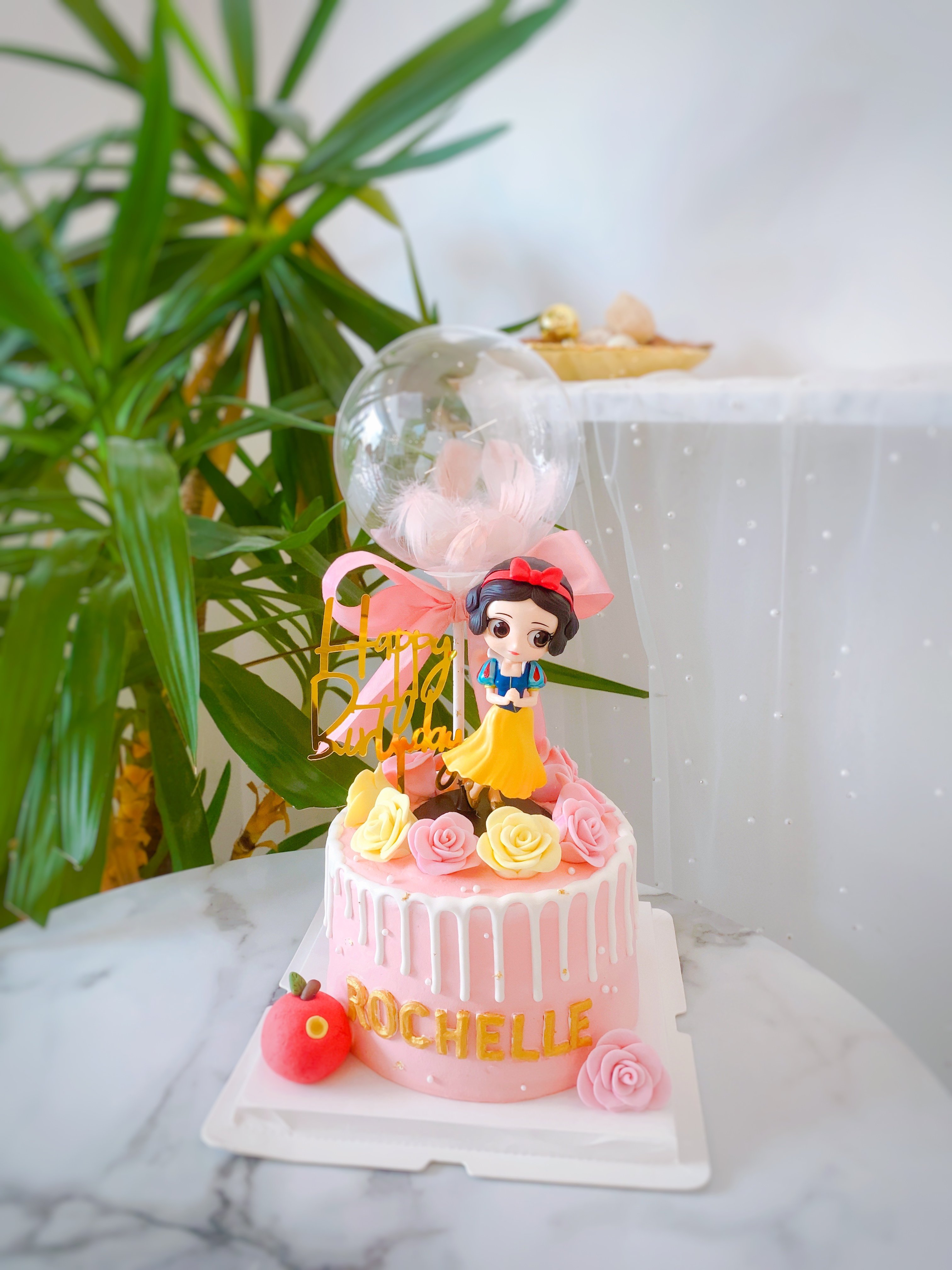 C016白雪公主公仔造型蛋糕