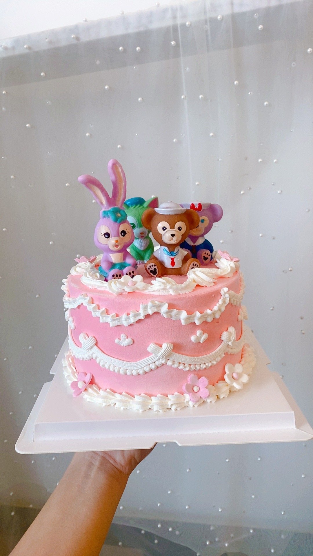 C024達菲熊公仔蛋糕