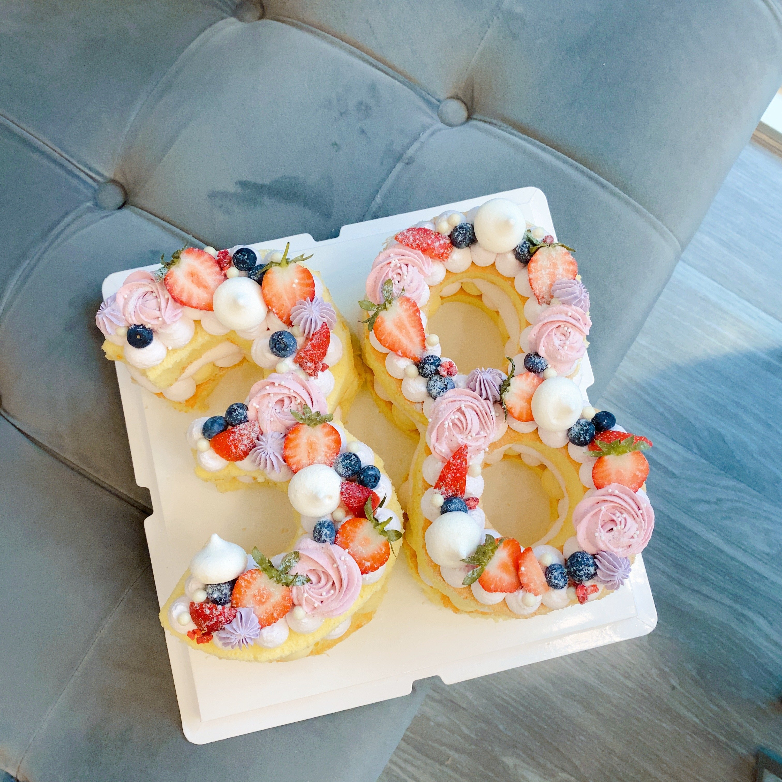 數字38（基本款/淺粉）