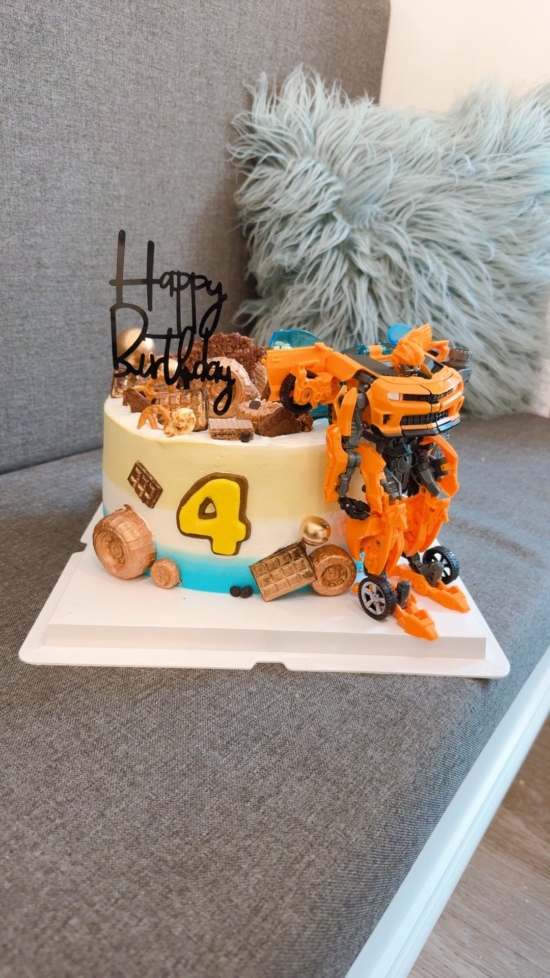 C034變形金剛公仔蛋糕