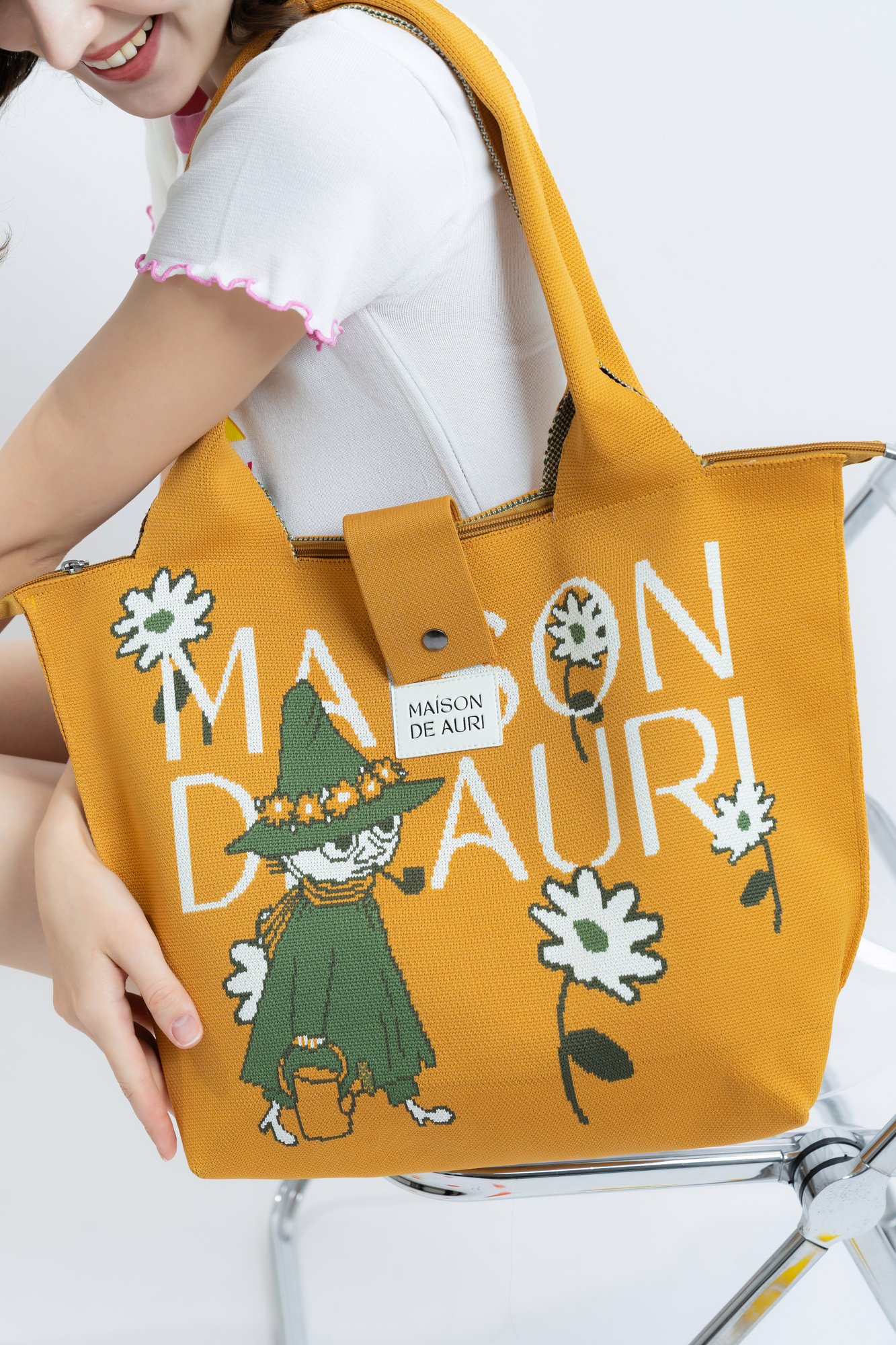 Poche Grande Moomin: Snufkin 阿金 大口袋包