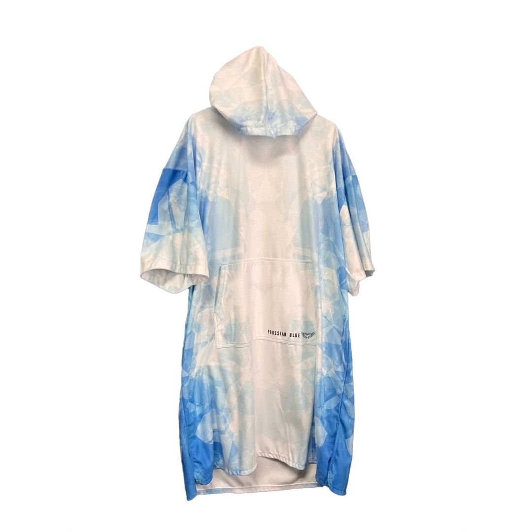 普魯士藍毛巾衣 冰河