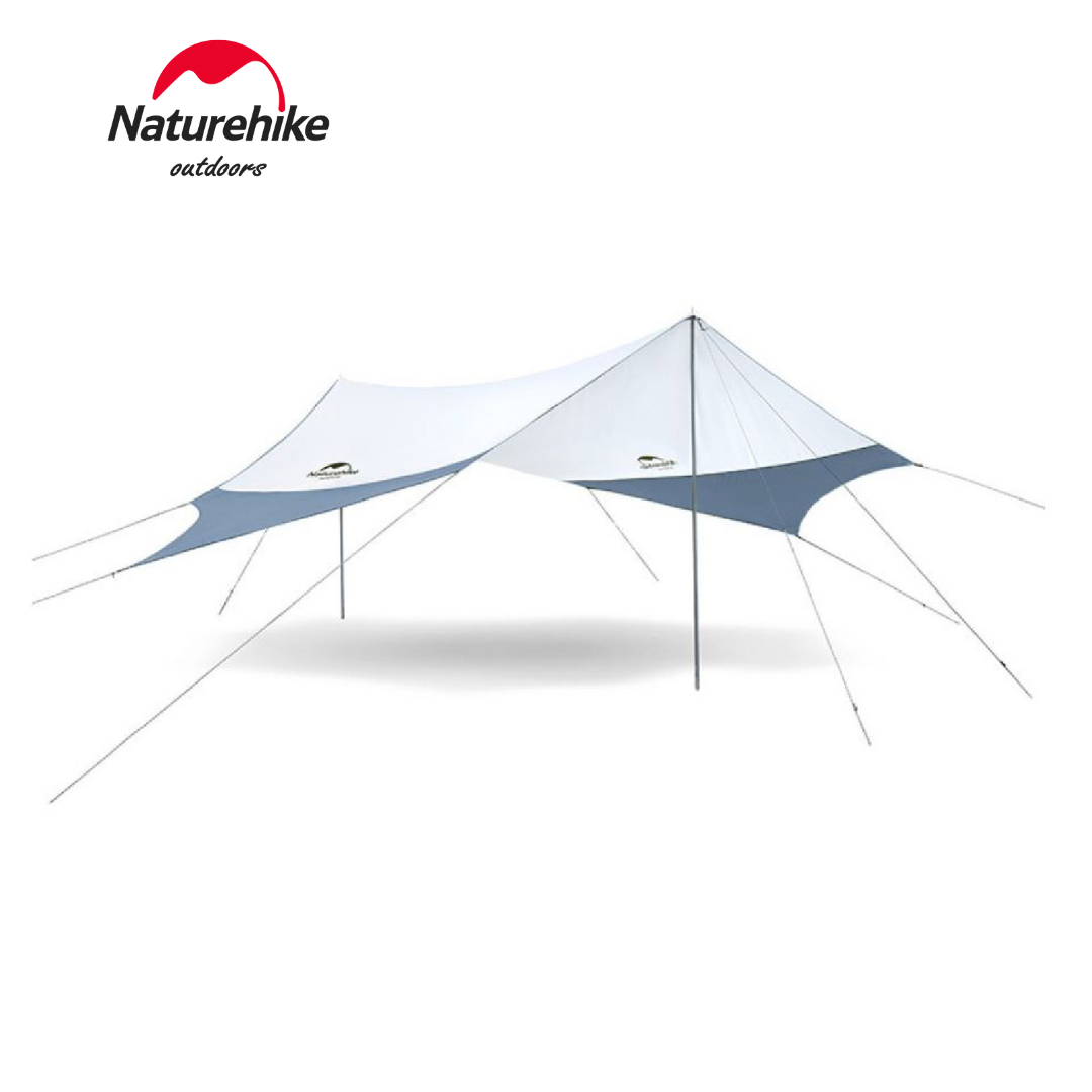 Naturehike 旭日六角蝶形天幕 150D牛津布涂銀 風暴藍 Naturehike 旭日六角蝶形天幕 150D牛津布涂銀 風暴藍