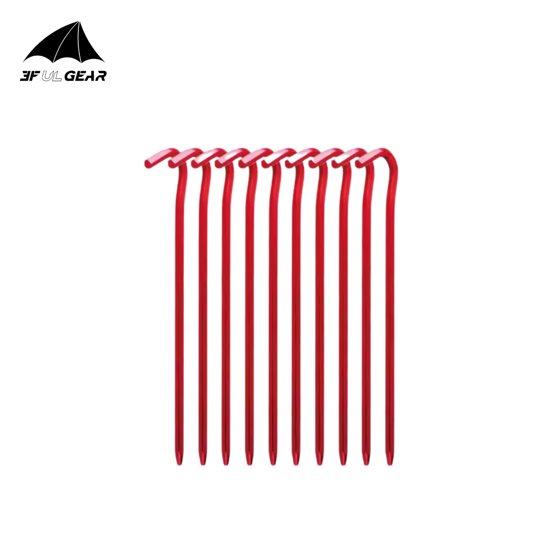 3F 三峰出 鋁製六角營釘(10入)