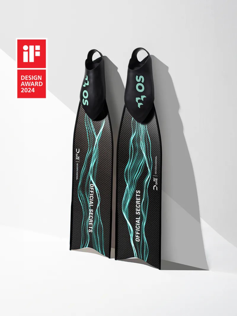 OS黑科技碳纖維蛙鞋 RAY 3D (聯名款)