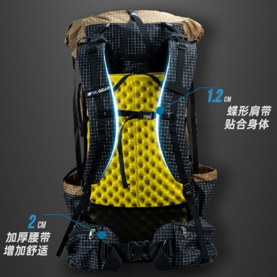 三峰出 3F 起點Pro 輕量登山包 46+10L