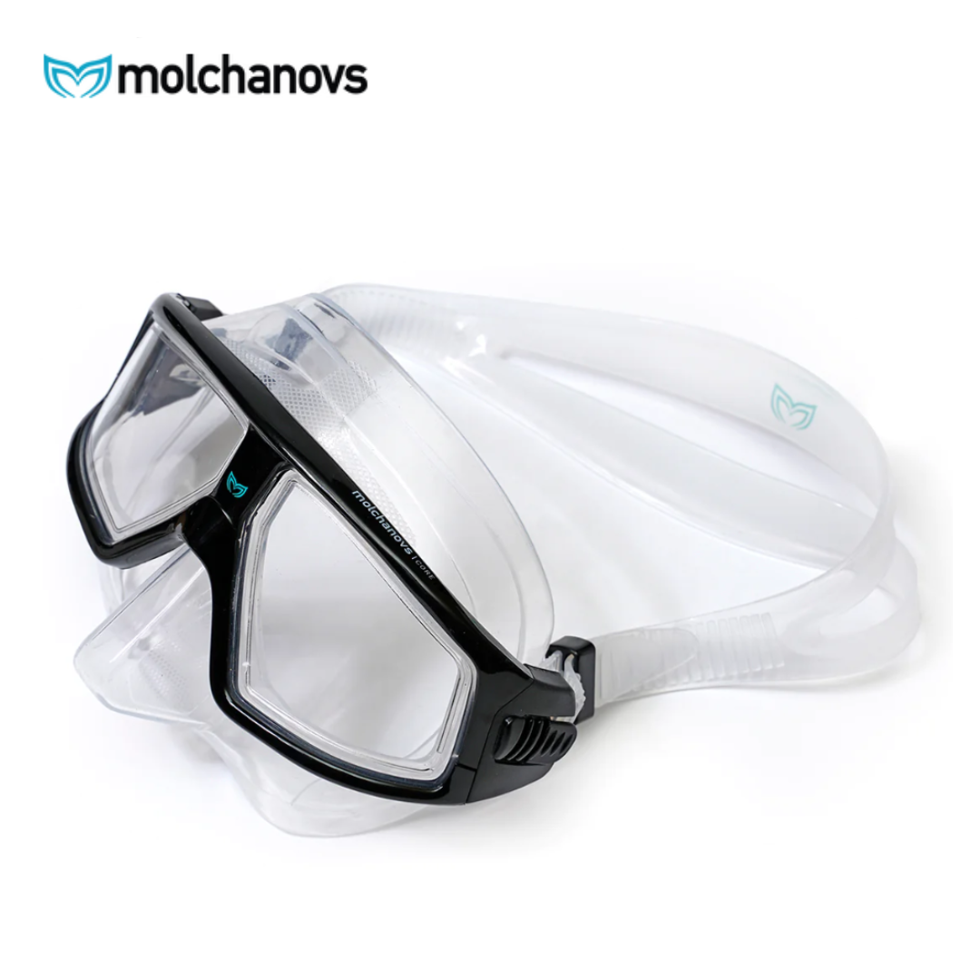 Molchanovs 抹茶 曲面自潛面鏡 透明黑框