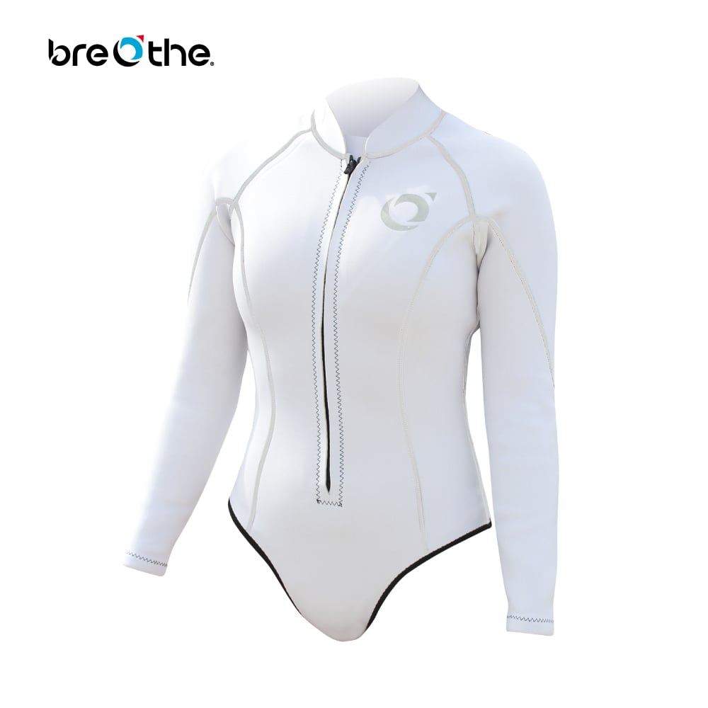 Breathe 水呼吸 2mm超彈比基尼式防寒衣 白色