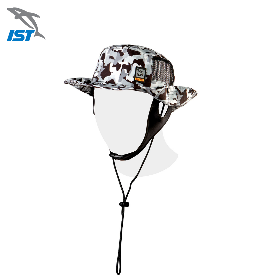 IST 多功能戶外遮陽帽 迷彩
