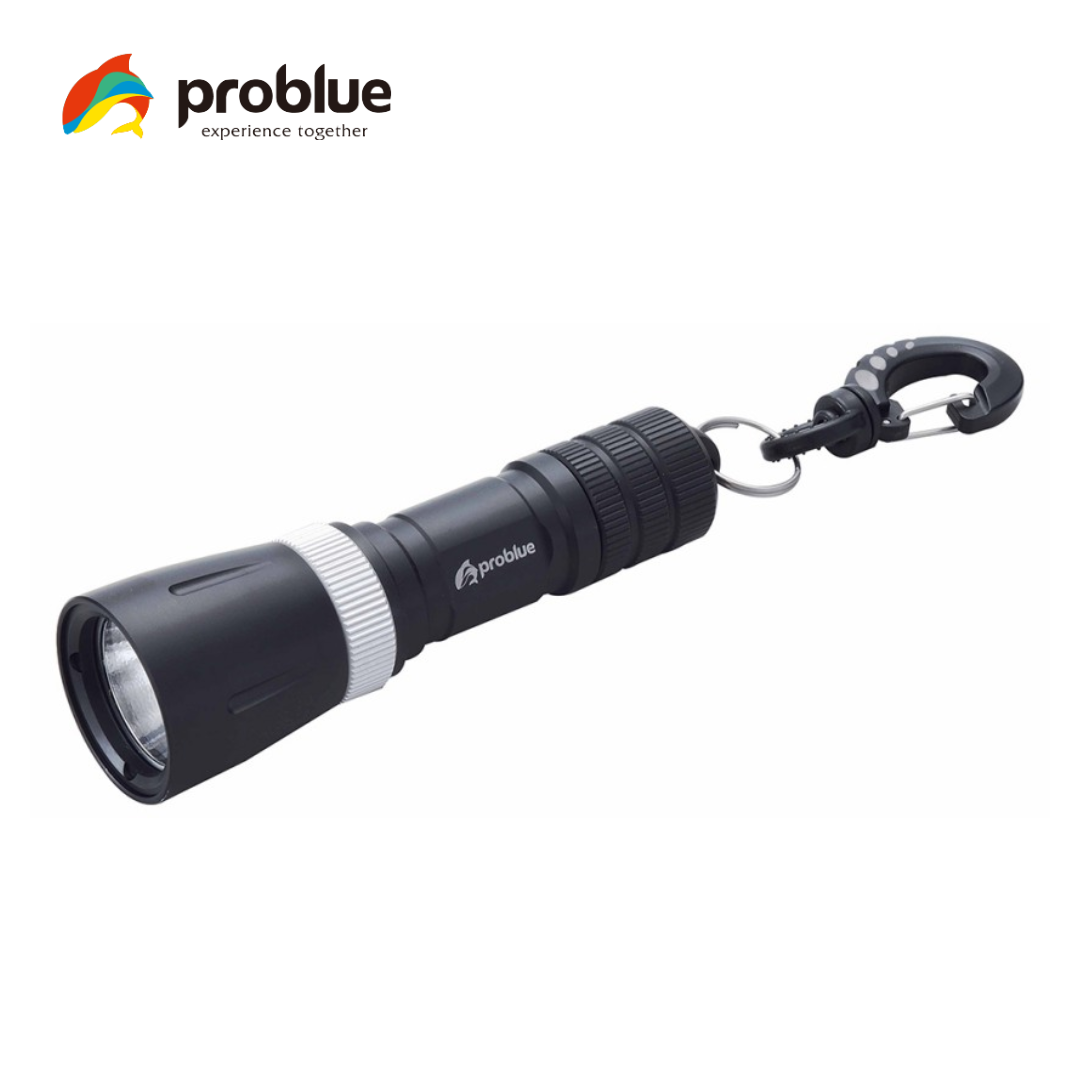 Problue 黃光LED潛水手電筒