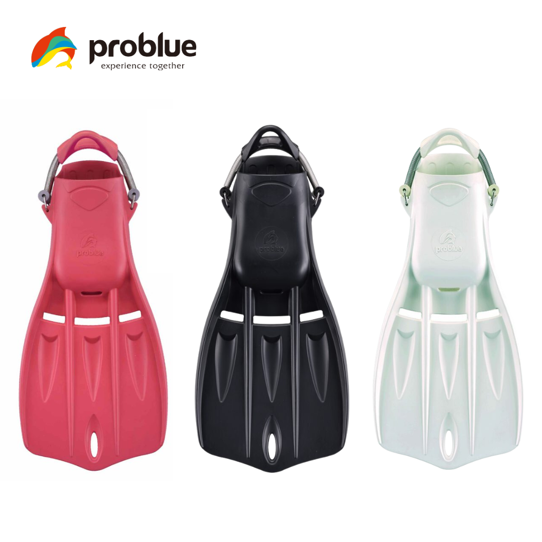 Problue 彈簧C型扣 橡膠噴射短蛙