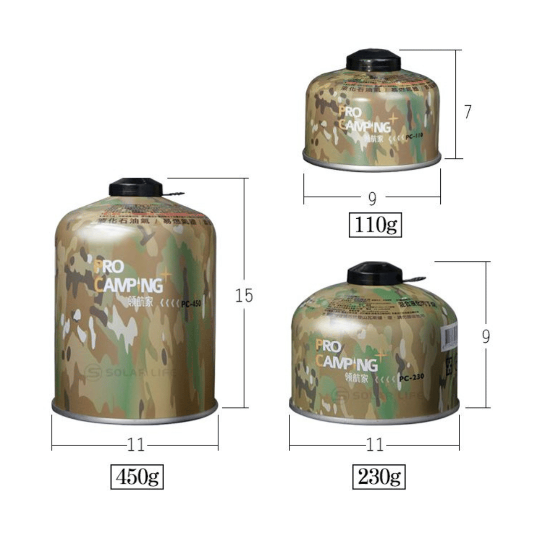 Pro Camping 領航家 高山瓦斯罐 450g
