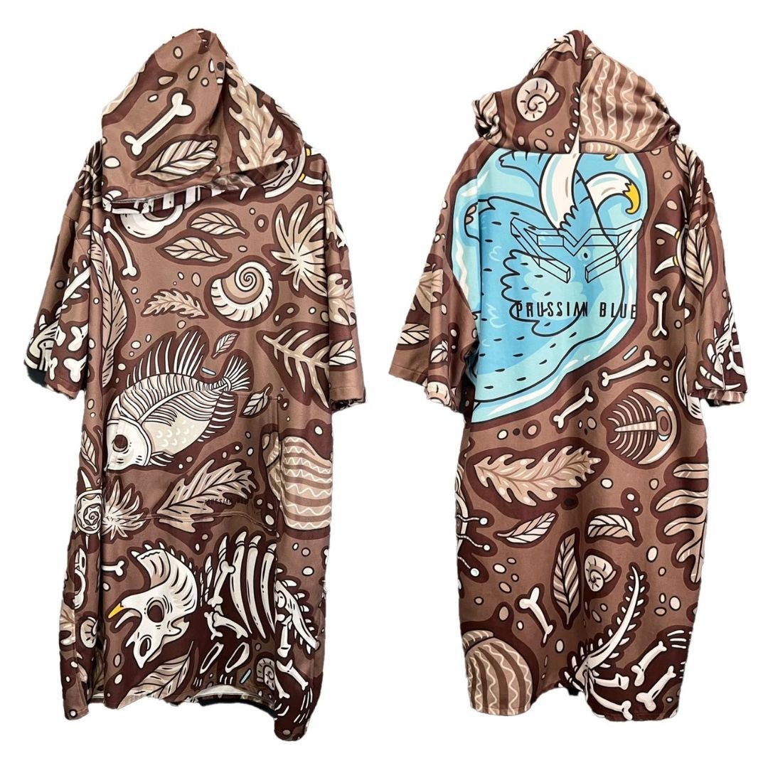 普魯士藍毛巾衣 化石