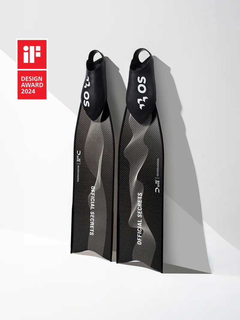 OS黑科技碳纖維蛙鞋 RAY 3D (聯名款)