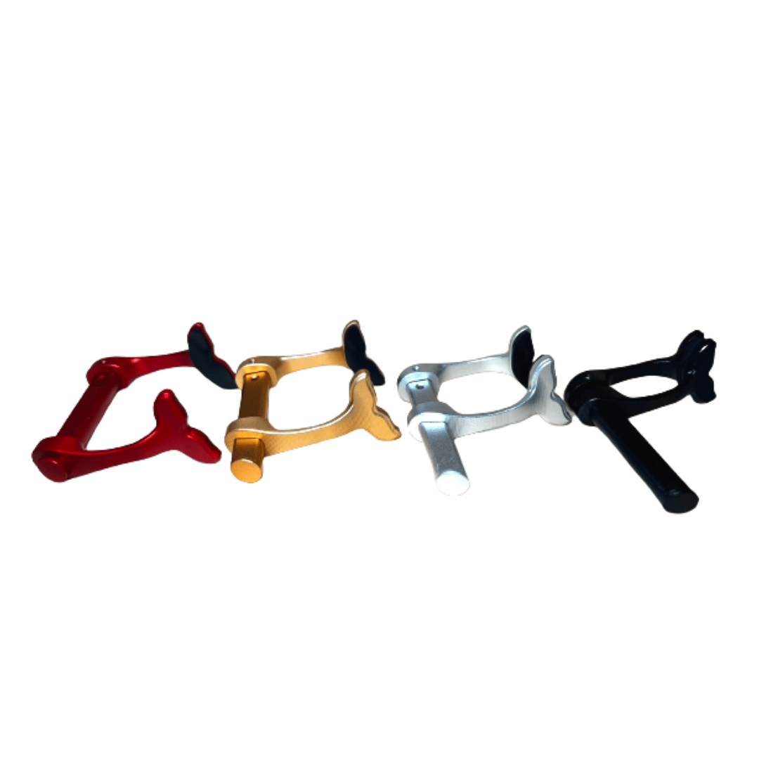 鋁合金魚尾自潛鼻夾 金色