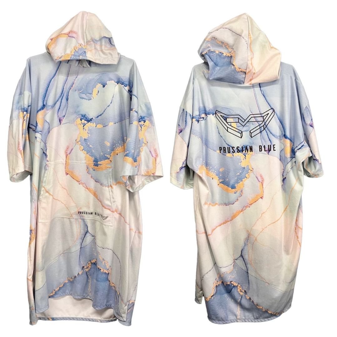 普魯士藍毛巾衣 水彩記憶 普魯士藍毛巾衣 水彩記憶