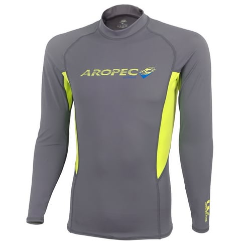Aropec 男款長袖防曬水母衣 灰色