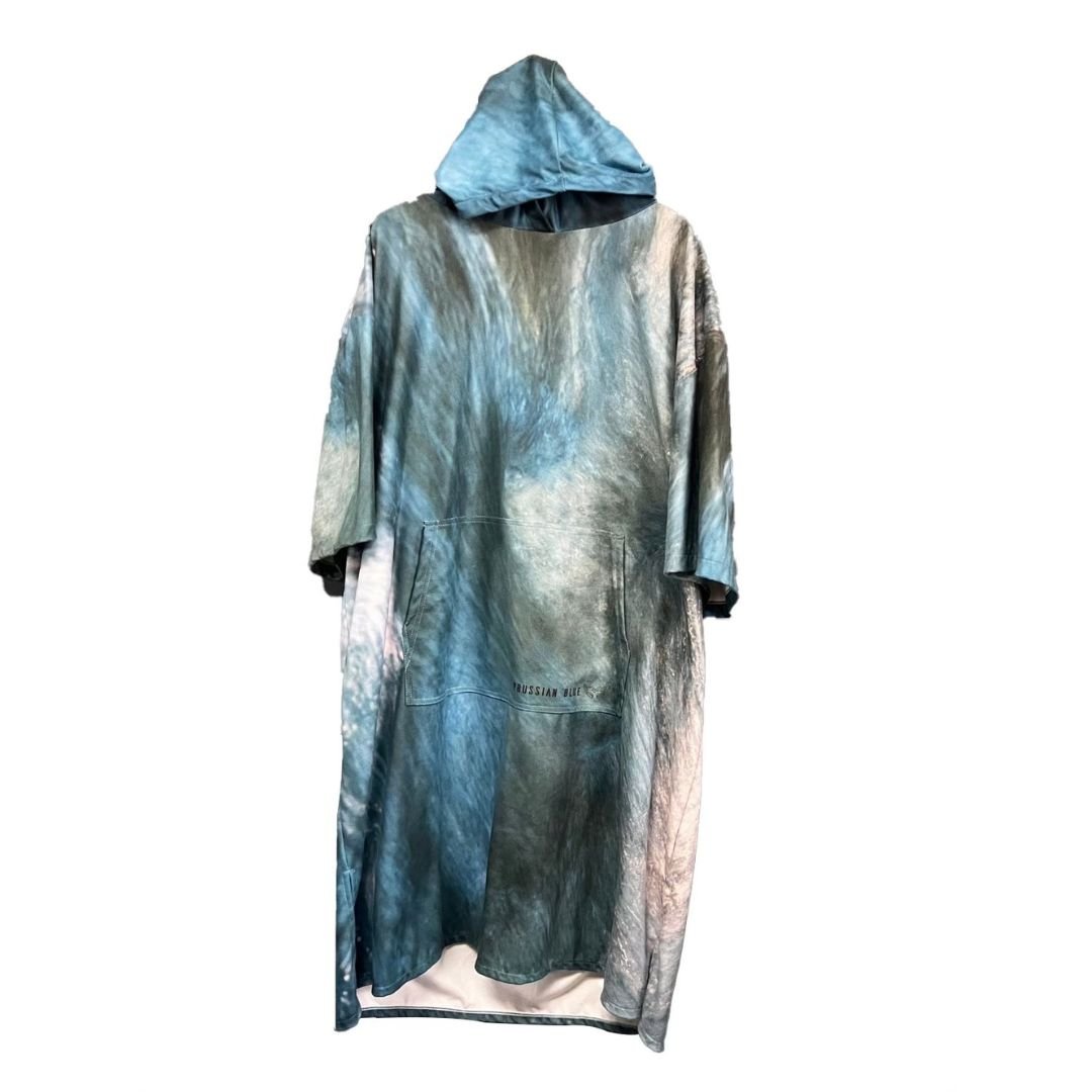 普魯士藍毛巾衣 迷霧海