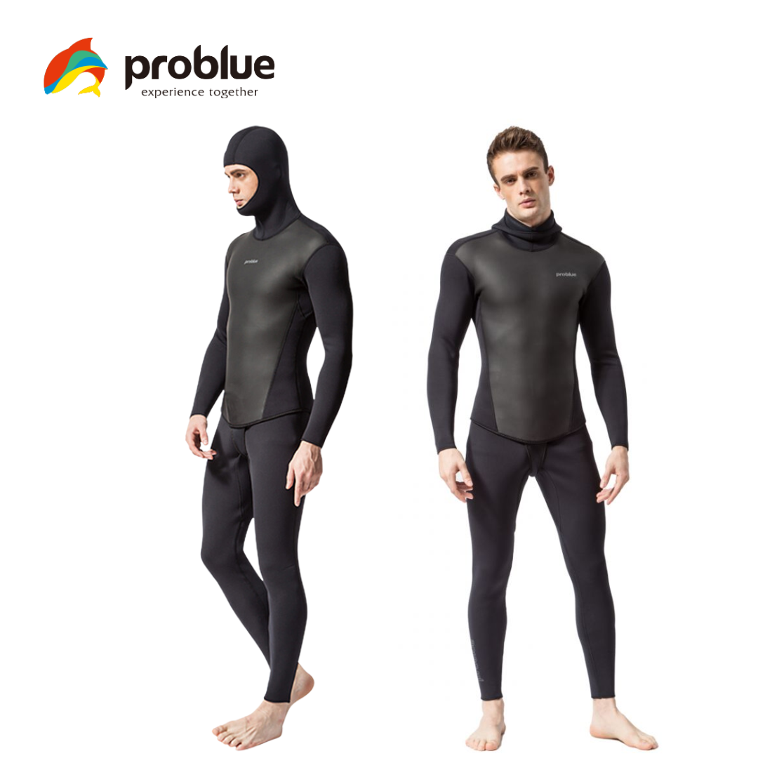 Problue 3mm 連帽超彈防寒衣 男款