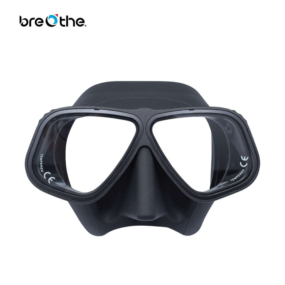 Breathe 水呼吸 自潛低容積面鏡 黑底多色鋁合金框